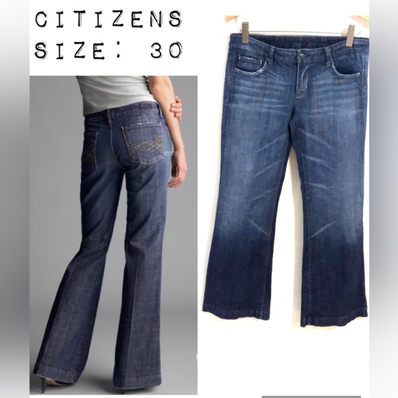 CITIZENS Katie 066 l Sz 30 l Wide Leg Jean - Picture 5 of 11